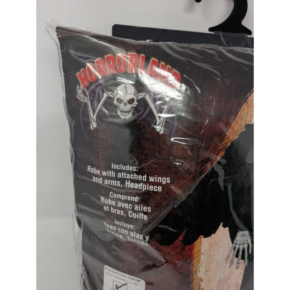 Rubies Death Angel Halloween Costume Child XL 14-16 Grim Reaper Gothic Robe